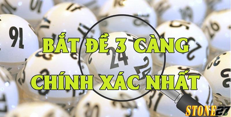 soi cầu 3 càng miền Bắc